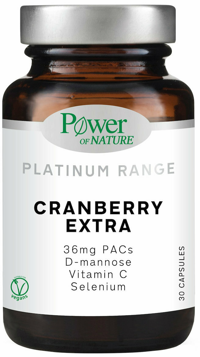 Power Health Platinum Cranberry Extra, 30Κάψουλες
