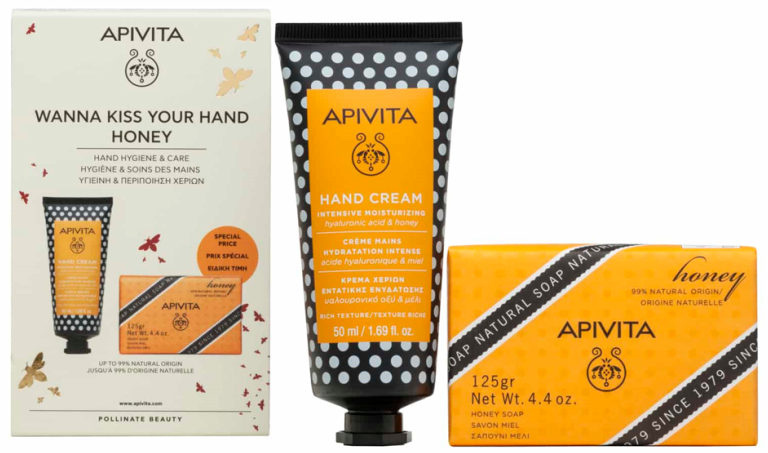 Apivita Promo Wanna Kiss Your Hand Honey & Φυσικό Σαπούνι με Μέλι 125gr