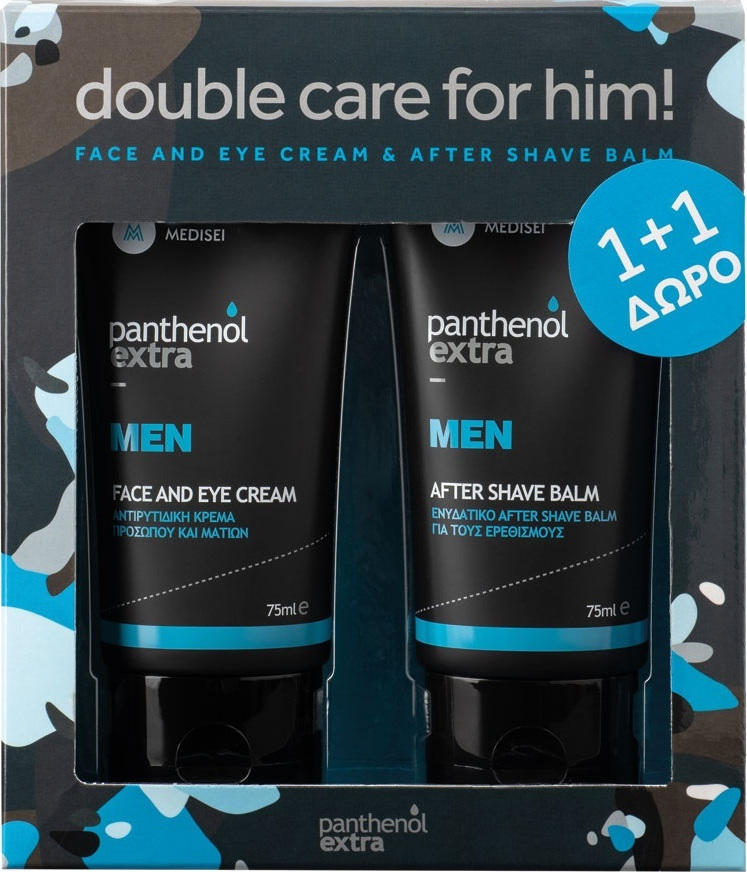 Medisei Panthenol Extra Men Face & Eye Cream & After Shave Balm