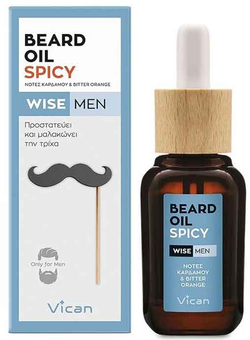 Vican Wise Men Beard Oil Spicy, 30ml
