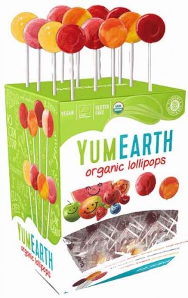 YumEarth Βιολογικά Γλειφιτζούρια Φρούτων, 1 Τεμάχιο