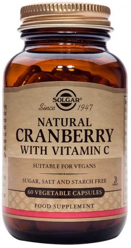 Solgar Cranberry Extract With Vitamin C, 60 Κάψουλες