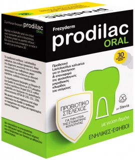 Frezyderm Prodilac Oral Με Γεύση Λέμονι, 30 Μασώμενα Δισκία