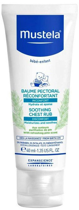 Mustela Soothing Chest Rub, 40ml