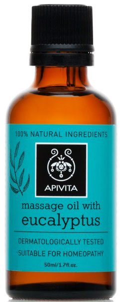 Apivita Μαssage Oil With Eucayptus, 50ml