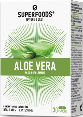 Superfoods Αλόη Βέρα, 30 Κάψουλες