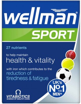 Vitabiotics Wellman Sport, 30 Ταμπλέτες