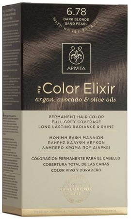 Apivita My Color Elixir 6.78 Ξανθό Σκούρο Μπέζ Περλέ