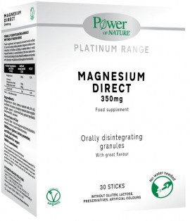 Power Health Platinum Magnesium Direct 350mg, 30 Φακελάκια
