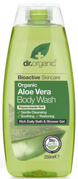 Dr. Organic Aloe Vera Body Wash, 250ml