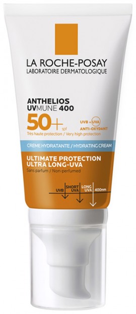 La Roche Posay Anthelios UVmune 400 Hydrating Cream SPF50+ Χωρίς Άρωμα 50ml