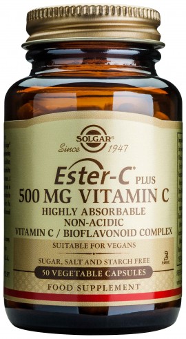 Solgar Ester-C 500mg, 50 Κάψουλες