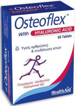 Health Aid Osteoflex Hyaluronic, 60 Ταμπλέτες