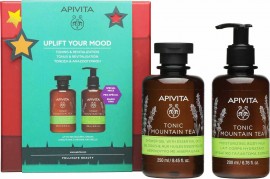Apivita Uplift Your Mood Tonic Mountain Tea Set