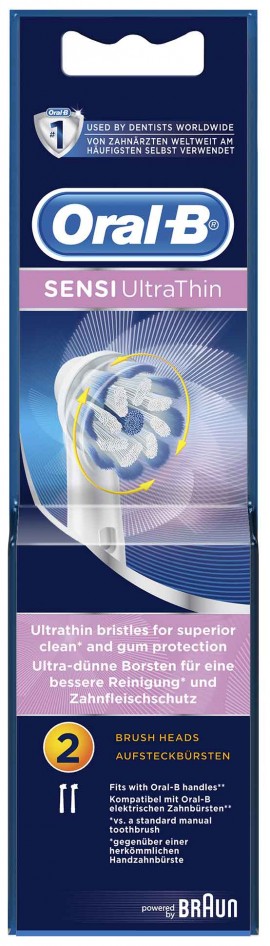 Oral-B Sensi Ultra Thin, 2 Τεμάχια