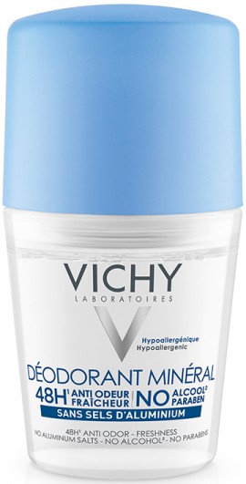 Vichy Deodorant Mineral Χωρίς Άλατα Αλουμινίου, 50ml