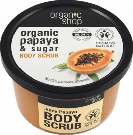 Natura Siberica/ Organic Shop Scrub Παπάγια & Ζάχαρη, 250ml