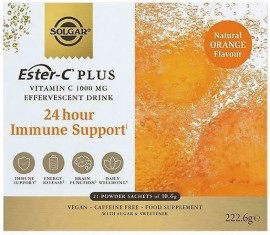 Solgar Ester-C Plus Vitamin C Πορτοκάλι 1000mg ,21 Φακελίσκοι