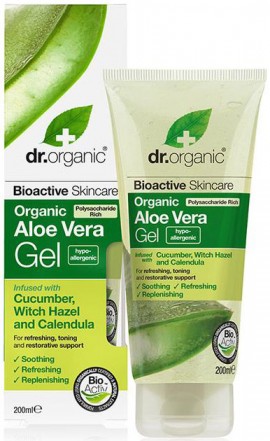 Dr. Organic Aloe Vera Gel With Cucumber, 200ml