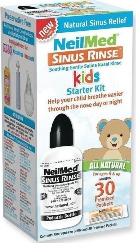 NeilMed Sinus Rinse Kit Για Παιδιά, 1 Συσκευή & 30 Φακελάκια