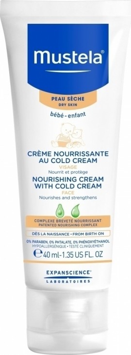 Mustela Nourishing Cream With Cold Cream Face, 40ml