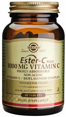 Solgar Ester-C 1000mg, 60 Ταμπλέτες