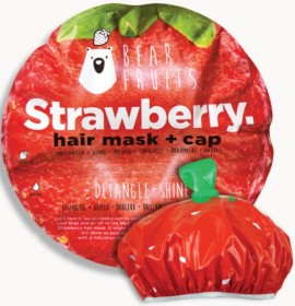 Bearfruits Strawberry Hair Mask Detangle Shine & Cap 1x20ml