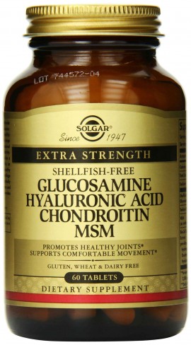 Solgar Extra Strength Glucosamine Chondroitin MSM, 60 Ταμπλέτες