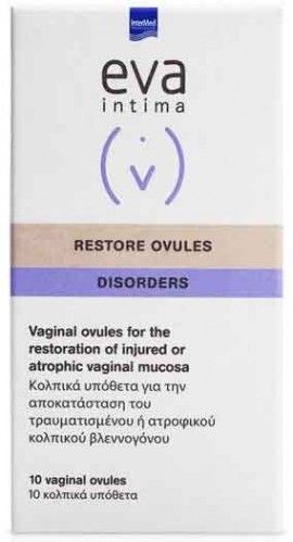Intermed Eva Restore Ovules, 10 Κολπικά Υπόθετα