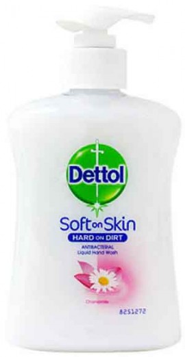 Dettol Soft On Skin Antibacterial Hand Wash Chamomile, 250ml