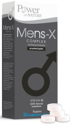 Power Health Mens-X Complex Γεύση Λεμόνι, 32 Αναβράζοντα Δισκία