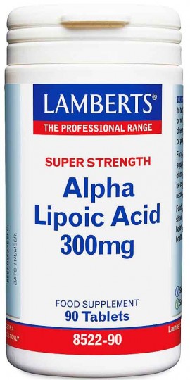 Lamberts Alpha Lipoic Acid 300mg, 90 Ταμπλέτες