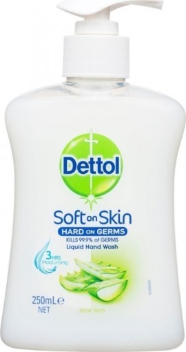 Dettol Soft On Skin Aloe Vera, 250ml