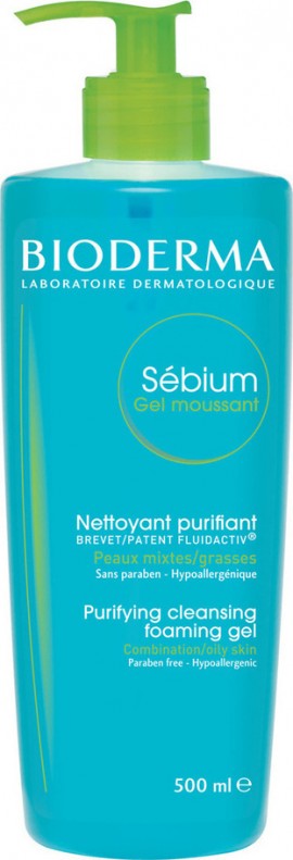 Bioderma Sebium Gel Moussant, 500ml