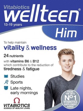 Vitabiotics Wellteen Him, 30 Ταμπλέτες