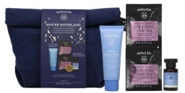 Apivita Promo Winter Waterland Aqua Beelicious Κρέμα Gel Ελαφριάς Υφής 40ml & ΔΩΡA Hydrating Toner 20ml & Face Mask Pink Clay 2x8ml