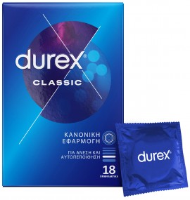 Durex Classic Προφυλακτικά, 18 Τεμάχια