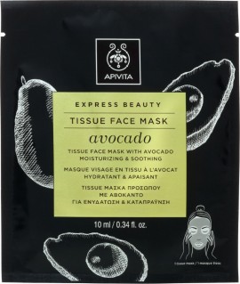 Apivita Express Beauty Tissue Mask Mε Αβοκάντο, 10ml