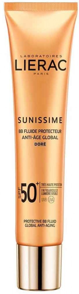 Lierac Sunissime BB Dore Fluide Protecteur Anti-Age Global SPF50, 40ml