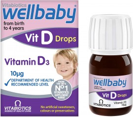 Vitabiotics Wellbaby Vitamin D3 Drops 10mg, 30ml