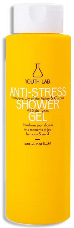 Youth Lab. Anti-Stress Shower Gel - Ανανάς, Μιγκέ & Καρύδα, 400ml
