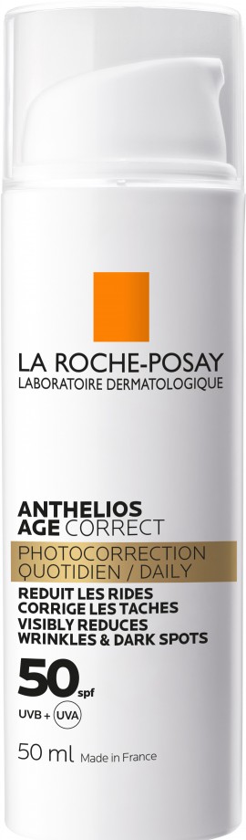 La Roche Posay Anthelios Age Correct Visibly Reduces Wrinkles & Dark spots SPF50, 50ml