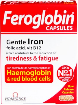 Vitabiotics Feroglobin Slow Release  30 Capsules, 30 Κάψουλες