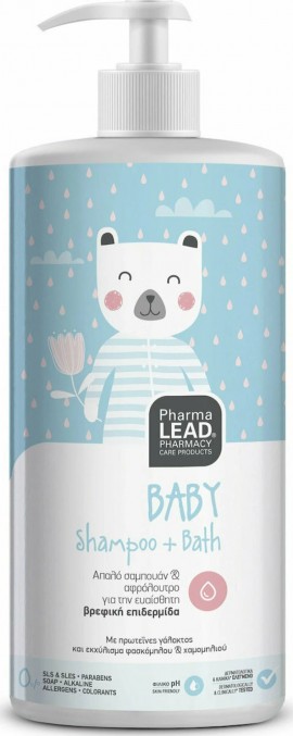 Vitorgan Pharmalead Baby Shampoo + Bath με Χαμομήλι, 1000ml