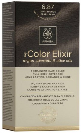 Apivita My Color Elixir 6.87 Ξανθό Σκούρο Περλέ Μπεζ