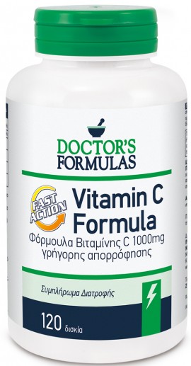 Doctors Formulas Vitamin C 1000mg, 120 Ταμπλέτες