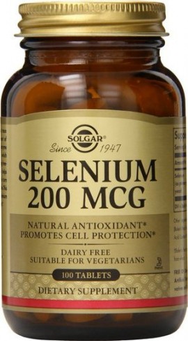 Solgar Selenium 200mg, 100 Ταμπλέτες