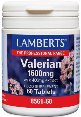 Lamberts Valerian 1600mg, 60 Ταμπλέτες