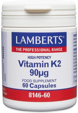 Lamberts Vitamin K2 90MCG, 60 Kάψουλες