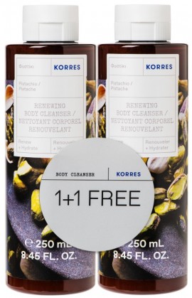 Korres Αφρόλουτρο Φυστικι 2x, 250ml